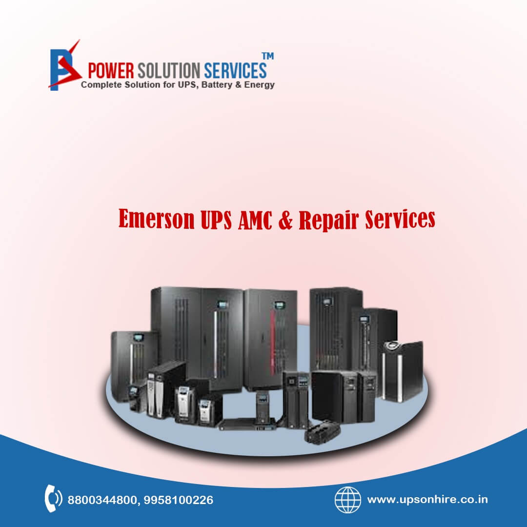 How to Use Emerson UPS AMC & Repair Services To Desire